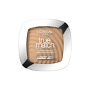 L'Oréal Paris Powder Foundation, Super-Blendable, With Hyaluronic Acid, Light Texture for a Flawless Finish, True Match Perfecting Powder, W3