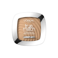 L'Oréal Paris Powder Foundation, Super-Blendable, With Hyaluronic Acid, Light Texture for a Flawless Finish, True Match Perfecting Powder, W3