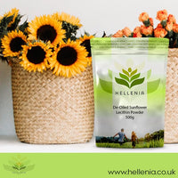 Hellenia De-Oiled Sunflower Lecithin Powder - 500g