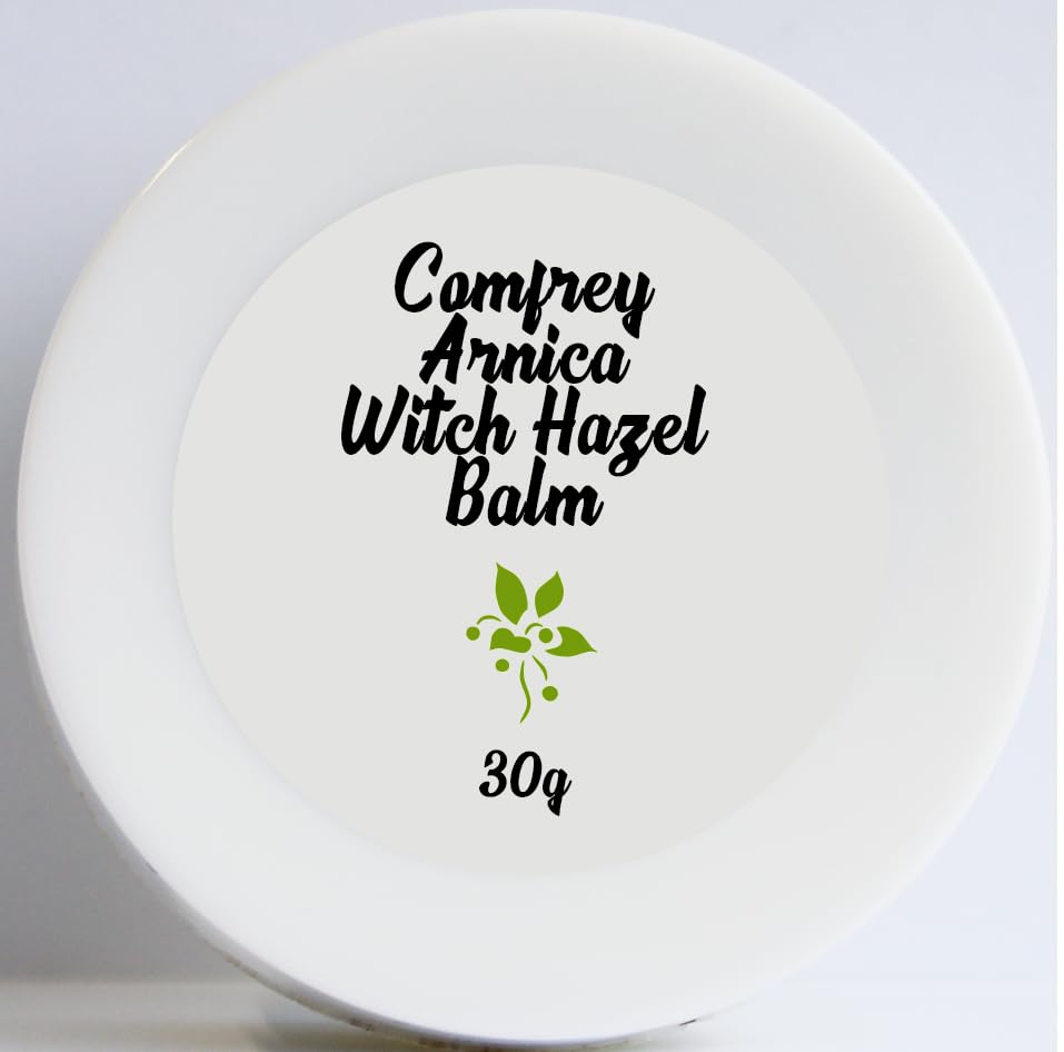 Veil Cover Cream Comfrey, Arnica & Witch Hazel Balm | Natural Soothing Balm for Joints and Muscles | Eucalyptus, Calendula & Rosemary (30g)