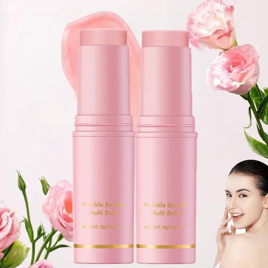 Mori Kamei 2pcs C-ollagen S-tick for Face,Wrinkle Multi Balm Stick, Collagen Balm Stick,Pure Collagen Wand,Moisturizing stick containing collagen, Suitable for Wrinkles Around Lips and Eyes