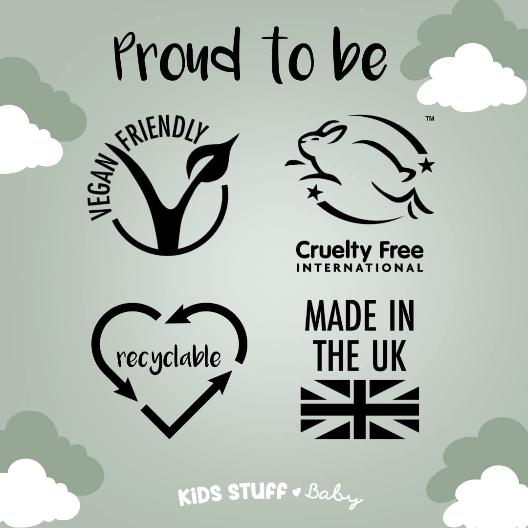 Kids Stuff Baby | Baby Oil 100ml | 100% Natural | Organic Lavender Oil | Suitable for Newborn Skin | Dermatologically & Paediatrician Approved | Kind to Sensitive Skin | Vegan | Cruelty-Free
