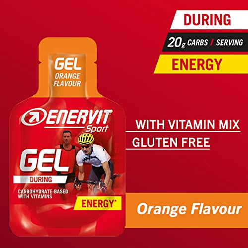 Enervit Sport Energy Gel (Orange, 3 x 25ml)