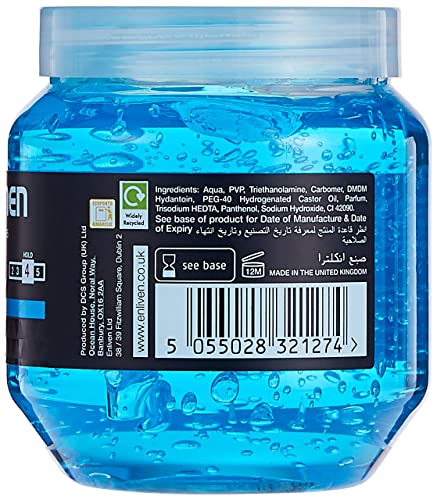 Enliven Extreme Blue Hair Gel 250 ml