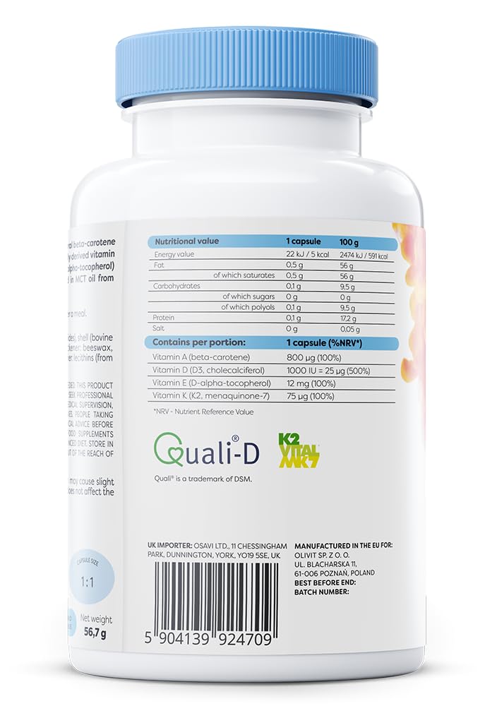 Osavi ADEK Vitamins - 90 softgels