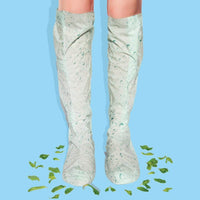 VOESH Voesh Cooling Therapy Knee-high Socks to Revitalize Tired Legs & Feet, Intensive Cooling foot Mask, 1 pair