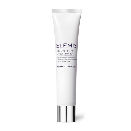 ELEMIS Daily Defence Shield SPF 30, High Protection Sunscreen, Lightweight and Non-Greasy Formula Protects Skin Against UVA and UVB Rays, Environmental Pollution and High Energy Visible Light, 40ml