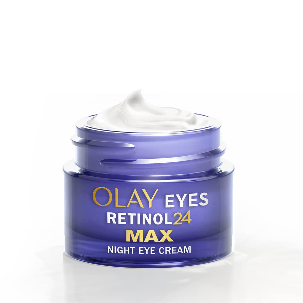 Olay Retinol 24 MAX Eye Cream With 40% More Retinol Complex, Advanced Anti-Ageing Eye Cream For Firmer Skin, Reduces Wrinkles, Fine Lines And Pigmentation, Olay's Strongest Retinoid Complex, 15 ml