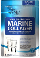 Skin Pep Marine Collagen Powder Clean Unflavoured - 10,000mg Double Hydrolysed Collagen Peptides per Serving - Ultra Premium for Maximum Absorption Hair, Skin & Nails - 300g, 30 Servings by SkinPep