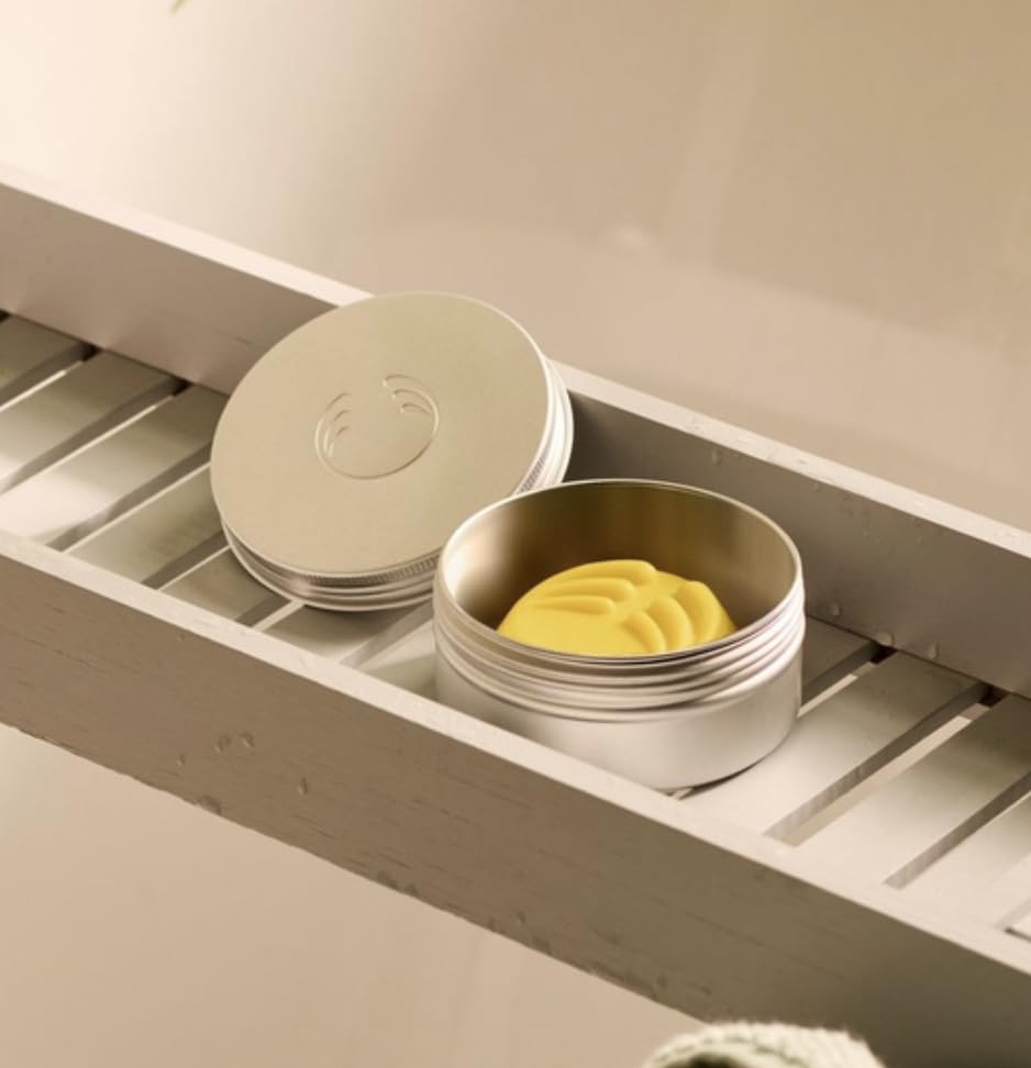Generic The Body Shop Banana Truly Nourishing Shampoo Bar & Travel Case | Vegan, Cruelty-Free, Solid Shampoo for Frizzy Hair | Lasts up to 50 Washes