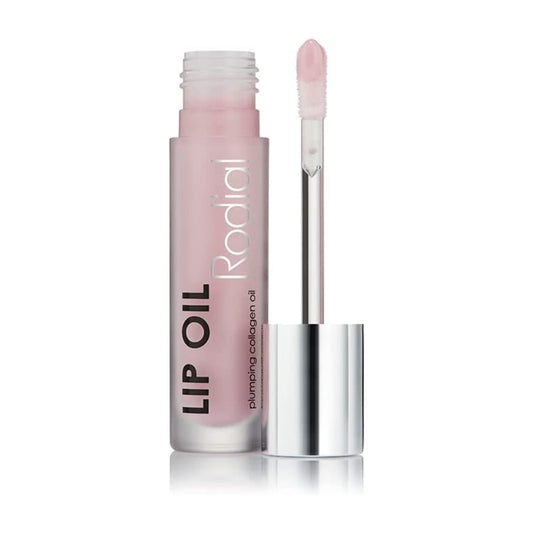Rodial Plumping Collagen Lip Oil 4ml, Vegan Collagen-Infused Lip Oil with Macadamia and Jojoba Oil, Deep Hydration for Fuller-Looking Pout, Ultra-Nourishing Formula for Supple and Silky Lips