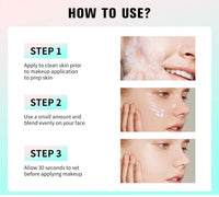 Power Grip Primer + 4% Niacinamide, Hydrating Face Primer, Evens Skin, Grips Makeup, Moisturizes Primes, Perfect Gel-Based, Primer Face Makeup for Long Lasting, Smoothing Foundation Primer (Pink)