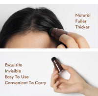FANFALUV Hairline Powder-Hair Root Touch Up-Instantly Hairline Shadow-Conceals Hair Loss And Fills In Receding Hairlines Forehead Side Hair Filler- Grey Hair Cover Up For Women & Men Sweatproof (Gray Brown)
