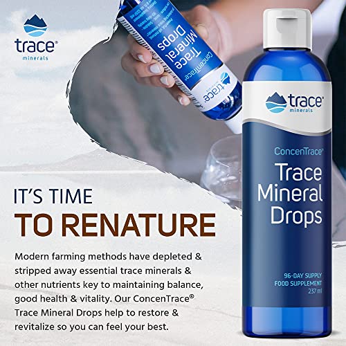 Trace Minerals ConcenTrace Trace Mineral Drops (237 ml, 2 Pack)