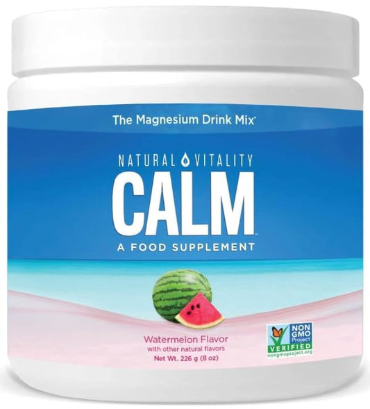 Generic Magnesium Powder Calm, Watermelon, Gluten Free, 226 g