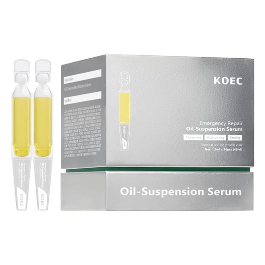 ANGEL SILK Emergency Repair Oil-Suspension Serum, 4D hyaluronic acid, Collagen Serum, Barrier Repair Firming, Water Oil Balance, Single-Use Vials Skincare for Sensitive Skin (1.5ml/0.05 fl.oz.)*30