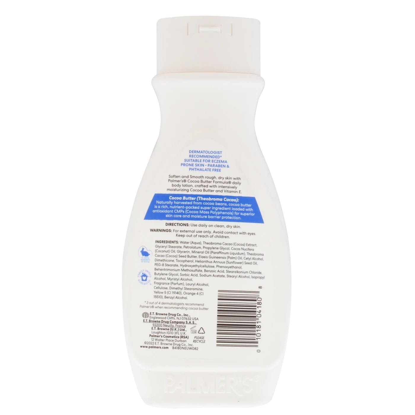 Generic Cocoa Butter Body Lotion with Vitamin E, 250ml – Deep Moisturizing Daily Lotion for Dry Skin, Stretch Marks & All Skin Tones, 48-Hour Hydration, Skin Smoothing & Toning