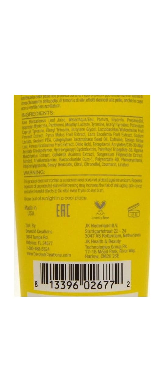 Devoted Creations H.I.M FIT Weightless Cooling Dark Tanning Serum (251ml)