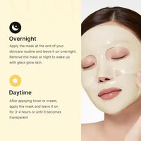 Generic Radiant Vita Niacinamide Real Deep Mask (4 Sheets) - K-Beauty Face Mask for Dark Spot Correction, Brightening, Dullness, Uneven Skin Tone - Overnight Hydrogel Absorption