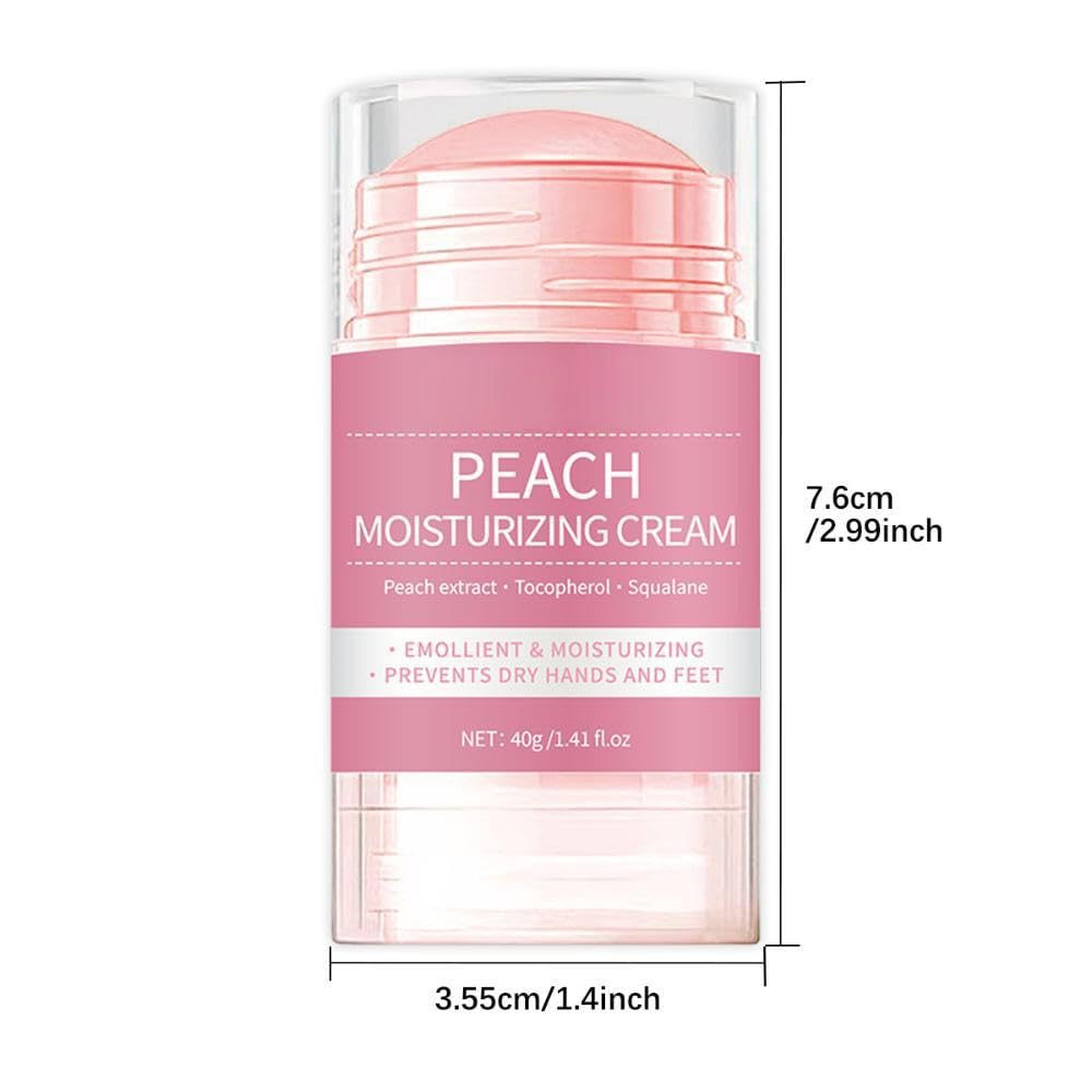 ZoeyShine Peach Foot Cream for Cracked Heels and Dry Skin, Cracked Heel Cream, Skin Care Hands & Feet, Fast Absorbing Non-Greasy Formula with Moisturizing Ingredients