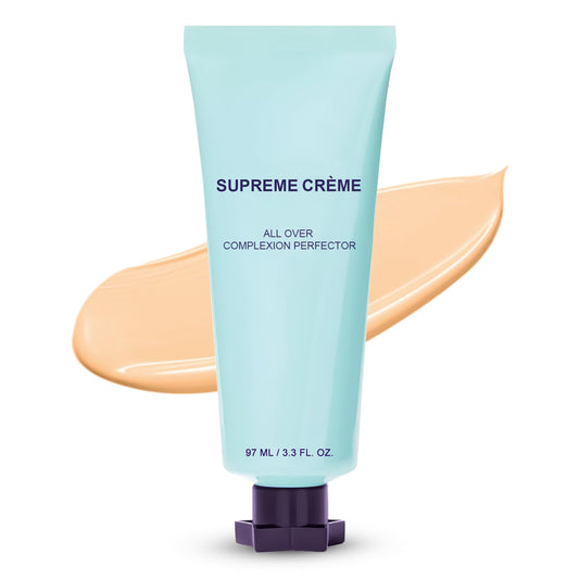 Shefave Supreme Cream, All Over Complexion Perfector, BB Cream Tinted Moisturiser, Full Coverage Concealer – Hydrating, Waterproof & Long-Lasting Body Coverage Perfector (Light, 97ml)