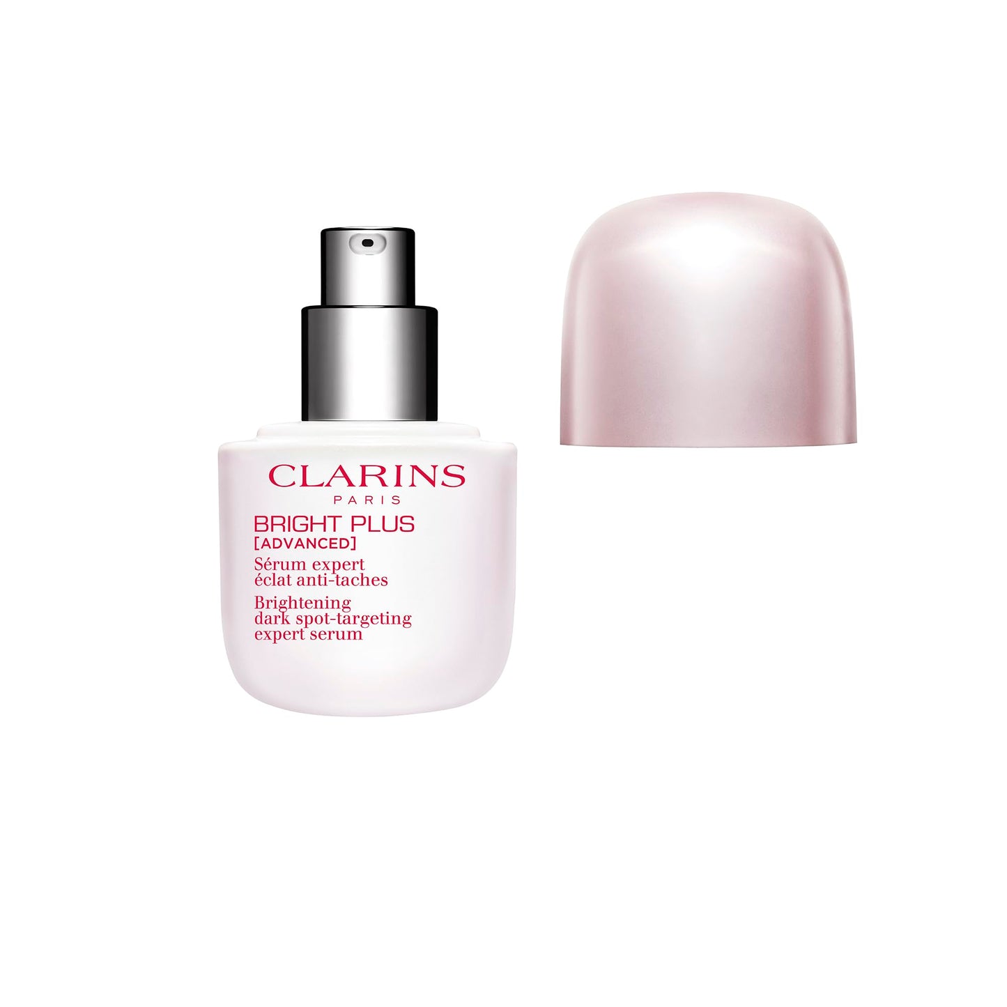 Clarins NEW Bright Plus Serum | Visibly Brightens and Boosts Radiance | Evens Skin Tone | Targets Dark Spots | Contains Vitamin C and Niacinamide | All Skin Types | 1 Fluid Ounce