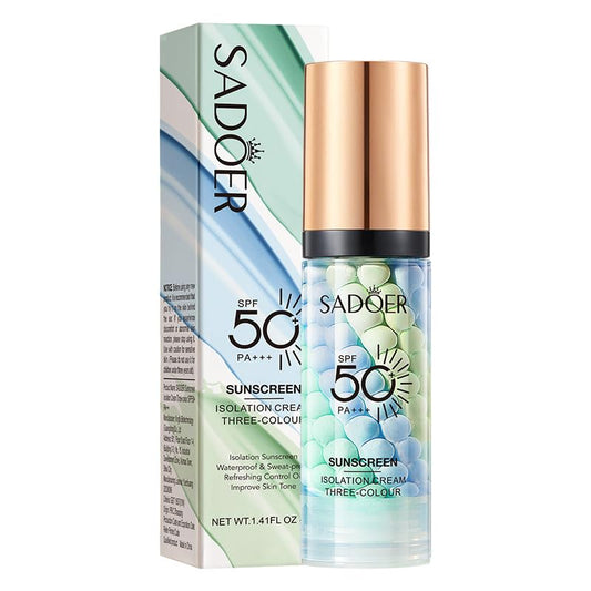 FANFALUV Primer Makeup,One Step Color Corrector Face Primer,Skin Perfecting Primer Makeup Isolation Cream To Even Complexion,Oil Control,Flawless With Hyaluronic Acid & Niacinamide Makeup Base Formula