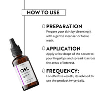 OSL Omega Skin Lab OSL Collagen-HA Serum 30ML - Moisturizing Anti-Wrinkle Hyaluronic Acid & Collagen Face Serum Natural Skin Hydration & Rejuvenation
