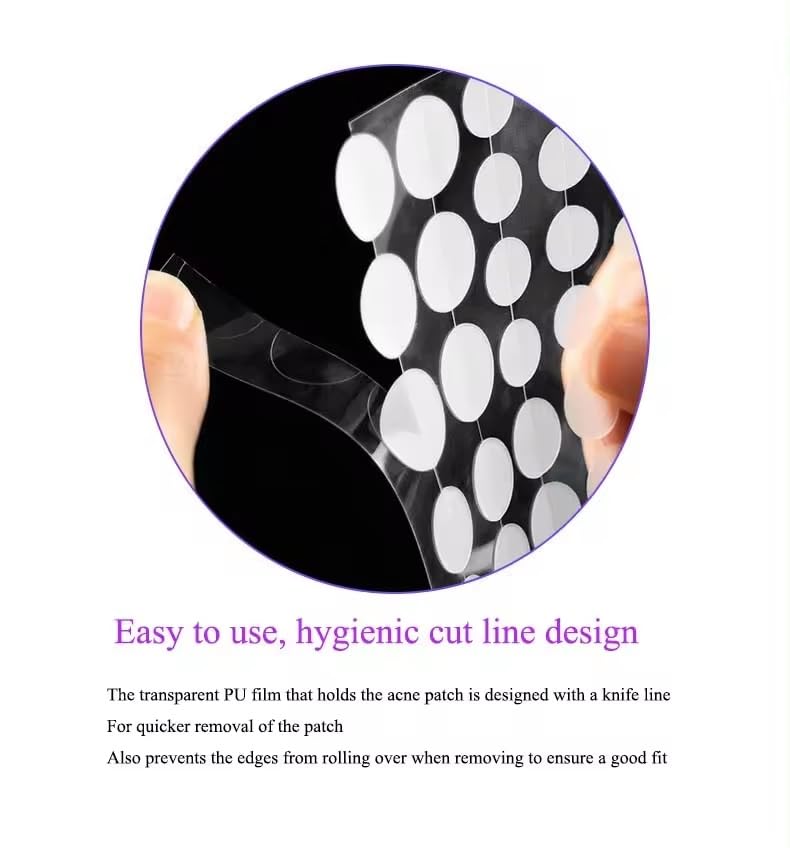Pimple & Acne Patches, New Formula, Invisible Miracle Spot Cover - Hydrocolloid Acne Dressing Cover, Anti Acne Dots, Cruelty Free & Vegan, Pimple Stickers. (72)
