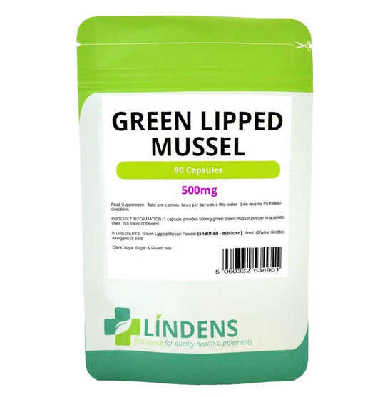 Lindens Green Lipped Mussel Extract 3-Pack 270 Capsules 500mg Quality Supplement