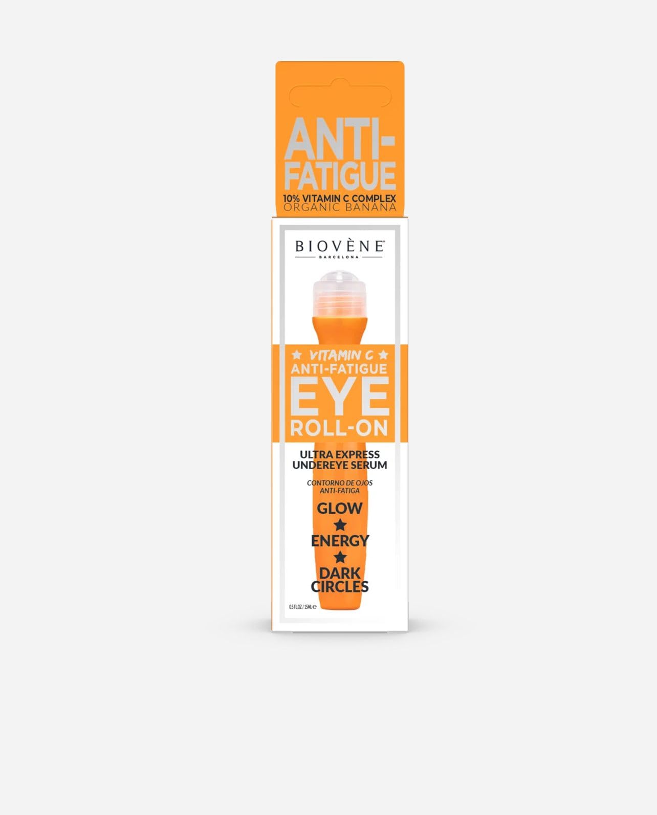 BIOVENE Anti-Fatigue Ultra Express 10% Vitamin C & Organic Banana Eye Concentrate Roll-On 15ml