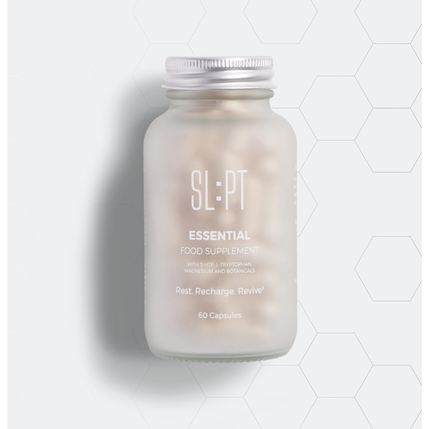 SL:PT | Essential | Sleep Supplement | Strong Natural Sleep Aid for Adults | Natural Melatonin | Magnesium | L-Theanine | Tryptophan | Stress & Anxiety Relief (Essential) (Essential.)