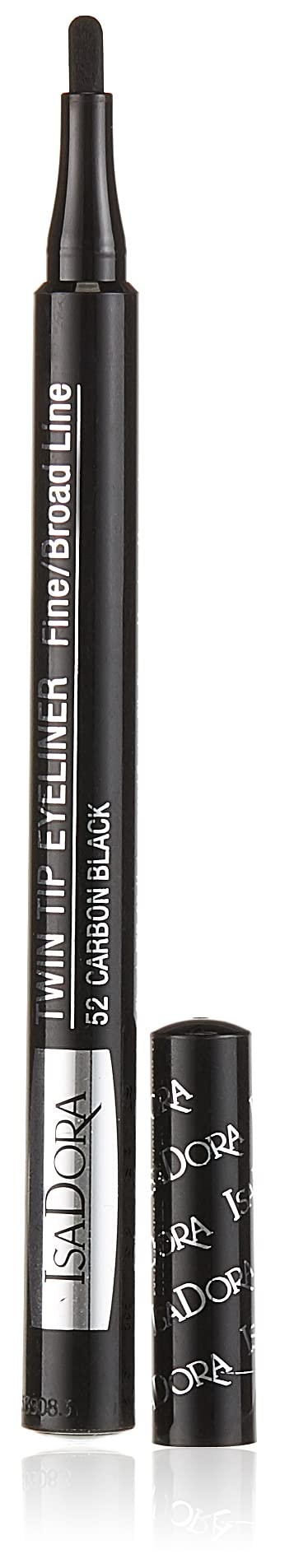 Isadora IsaDora Twin Tip Eyeliner 1ml - 52 Carbon Black