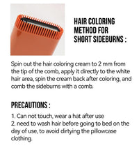 Generic Long-Lasting Temporary Hair Colour Brush, 20g (Dark Brown)