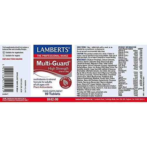 Multi-Guard High Potency 90 Tablets of Lamberts