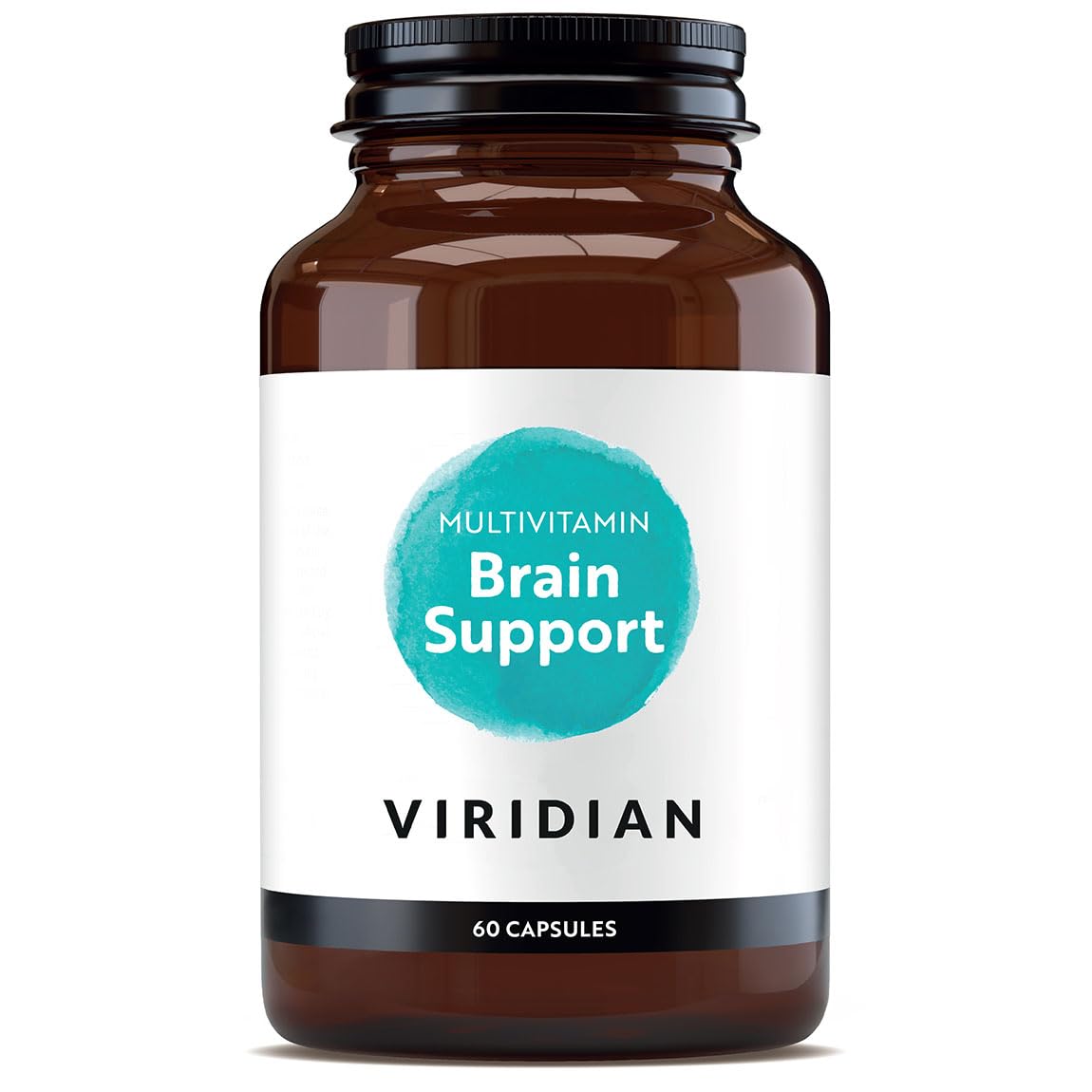 Viridian - Brain Support Multivitamin - 60 Caps | for Cognitive Function | Botanical Extracts, Vitamins and Minerals | Vitamin B5 Supports Mental Performance | 100% Active Ingredients | Vegan
