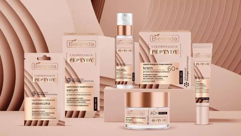 Bielenda Firming Peptides 2in1 Firming and brightening Anti Wrinkle Cream +Peptide Serum Under Eyes and Eyelids 15ml