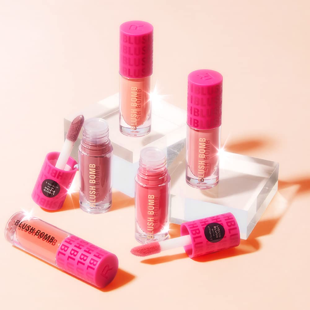 Makeup Revolution, Revolution, Blush Bomb Cream Blusher, Peach Filter, Available in 4 shades