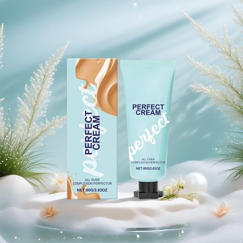 Generic 80g All-Over Complexion Perfector,Waterproof & Transfer-Resistant Skin Tint,Long-Lasting Cc Cream Body Coverage Perfector,Evens Skin Toneand Light Foundation