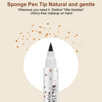 OunTechGlory Natural-Looking Freckle Pen - Waterproof, Long-Lasting, Easy to Use for Effortless Sunkissed Makeup - Light Brown