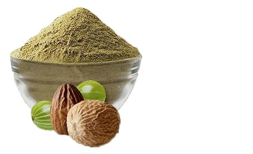 mGanna 100% Natural Triphala Powder for Glowing Skin and Health Care 227 GMS / 0.5 LBS