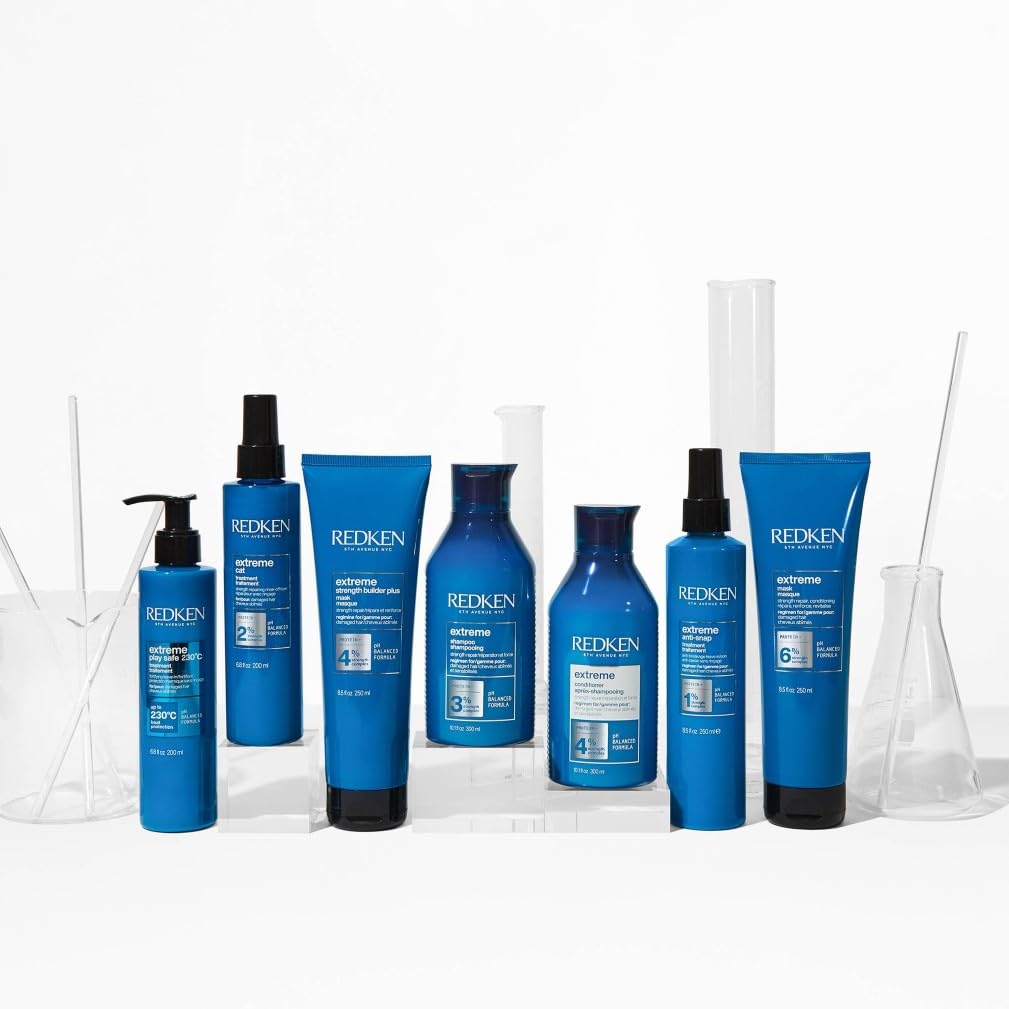Redken REDKEN Hair Mask Treatment, Fortifies & Strengthens Distressed Hair, Extreme, 250 ml