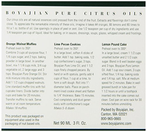 Boyajian Pure Citrus Oils 3 x30ml