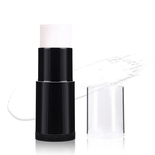 NLFOX White Face Body Painting Stick - Clown White Full-coverage Cream Face Paint Balm for Halloween SFX Skeleton Ghost Zombie Clown Goth Cosplay Makeup - Washable Body Stick for Adult Costume Party