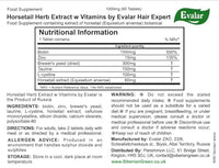 Evalar Expert Hair Horsetail Herb Equisetum Arvense Extract Siberian Altai w Vitamins 60 Tabs