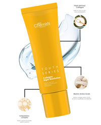 skinChemists Skin Chemists Collagen Anti Aging Night Moisturiser | Anti Aging Skin Care Face Moisturiser Cream Enriched with Plant-Based Collagen, Marine Amino Acids & Coconut Oil - Daily Anti Aging Skin care 50ml