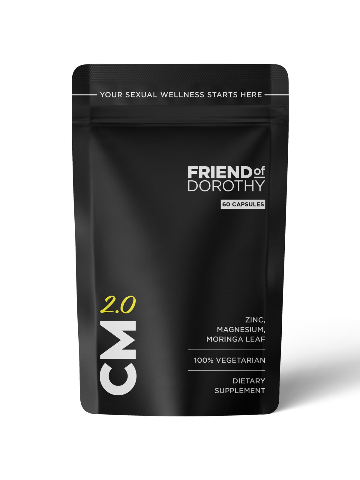 Friend of Dorothy - CM 2.0 Semen Volume Supplement - Men's Semen Health & Fertility Pouch - 60 Capsules - 1 Months Supply