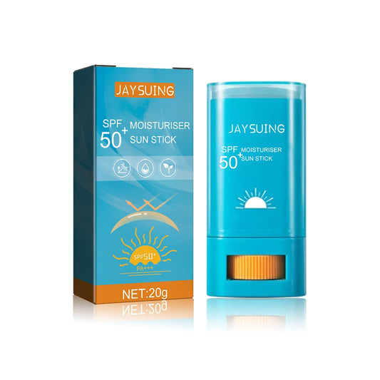 LEHYUKT Lnvisible Sunscreen Stick SPF 50 PA, Dry and Wet Skin Sunscreen Stick, Suitable for Face & Body, Waterproof and Sweat-Proof, Refreshing and Non-Sticky, Travel Sunscreens, Suitable for All Skin Types