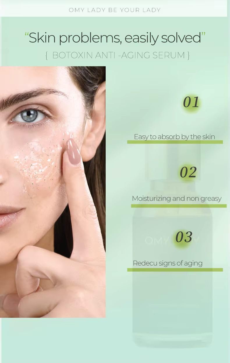 Botoxin Anti-ageing Serum, Face Serum for Wrinkles, Lifting and Intense Hydration