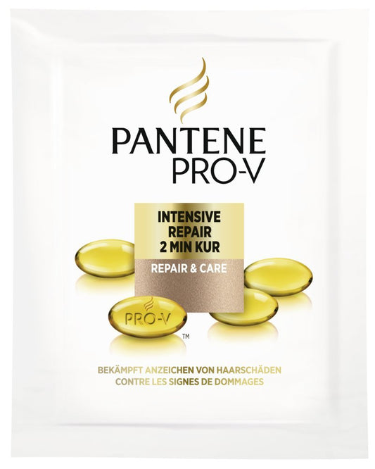 Pantene Pro-V & Care Hair Mask, Pack of 6 (6 x 25 ml), Hair Treatment, Hair Care for Dry Hair, For Damaged Dry Hair, Hair Care Shine, For Smooth and Shiny Hair